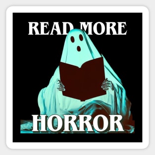 Ghost Wants to Read More Horror Books Sticker